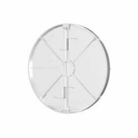 Clapeta antiretur pentru ventilator baie Ø100mm, plastic Alb