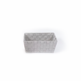 Cos din plastic, gri deschis, 13x30x20 cm