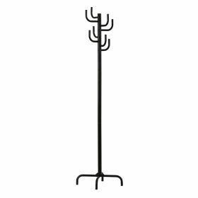 Cuier W11, negru, 48x48x178 cm