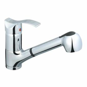 Baterie chiuveta bucatarie cu dus Sanitec SN0012, monocomanda