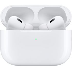 Casti In-Ear Apple Aipods Pro 2nd generation, True Wireless, Bluetooth + MagSafe Charging Case, USB-C, Alb