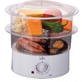 Aparat de gatit cu aburi Jata Steam Cooking, 3.5L Two, 400W, Transparent