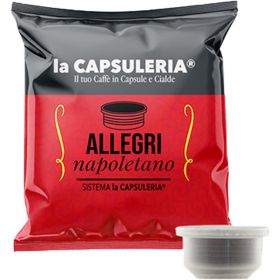 Cafea Allegri Napoletano, 100 capsule compatibile Capsuleria, La Capsuleria