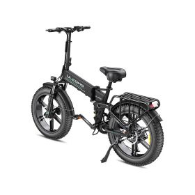 Bicicleta electrica pliabila Ulzomo Dunes 20 E-bike, 750W, 48V 16Ah, autonomie 120km, viteza maxima 40km/h, Black, 20''