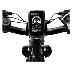 Bicicleta electrica pliabila Ulzomo Ridge 20 E-bike, 250W, 36V 15.6Ah, autonomie 60km, viteza maxima 25km/h, Grey, 20''