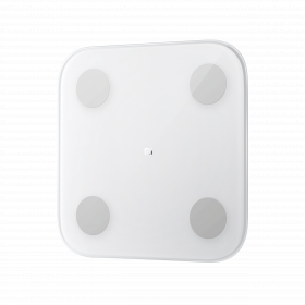 Cantar inteligent Xiaomi Mi Body Composition Scale 2, 16 profiluri de utilizator, 150 kg, Alb