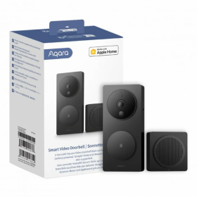 Sonerie inteligenta cu camera video AQARA G4 Smart Video Doorbell , wireless, cu receptor