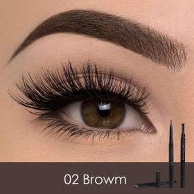 Creion sprancene Focallure Auto Brows Pen, 02 Brown