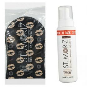 Set Autobronzare Profesionala St Moriz Spuma XL Dark + Manusa Aplicare