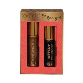 Set ulei stralucitor si gel autobronzant, Technic, Be Bronzed, Bronzing Duo