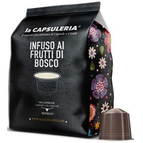 Ceai de Fructe de Padure, 100 capsule compatibile Nespresso, La Capsuleria