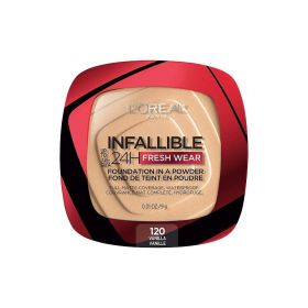 Pudra de fata, Loreal, Infallible 24H Fresh Wear, Foundation In A Powder, 120 Vanilla, 9 g