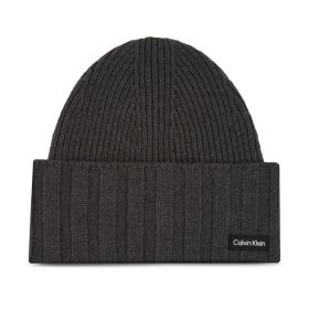 Caciula Calvin Klein ELEVATED RIB beanie