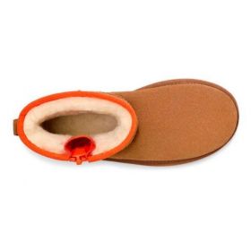 Ghete UGG Classic Mini Zipper Tape Logo