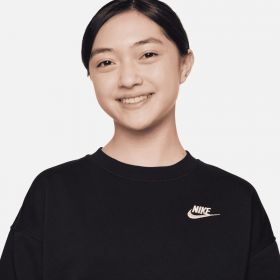 Bluza Nike G NSW CLUB FLC OVRSZD CREW LBR