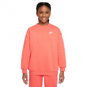 Bluza Nike G NSW CLUB FLC OVRSZD CREW LBR