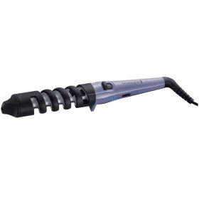 Ondulator Remington Dual Curl Ci63E1, Tambur in spirala, 200&#186;, Invelis ceramic si turmalina, Mov/Negru