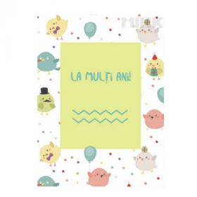 Felicitare aniversare "Happy Chicks " | Mink