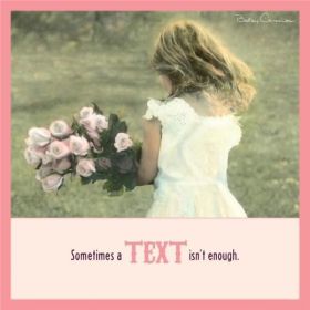 Felicitare - Sometimes a text isn't enough | Betsy Cameron