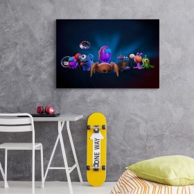 Tablou afis Among Us - Material produs:: Tablou canvas pe panza CU RAMA, Dimensiunea:: 70x100 cm