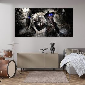 Tablou afis Call of Duty WWII - Material produs:: Tablou canvas pe panza CU RAMA, Dimensiunea:: 70x140 cm