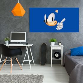 Tablou afis Ariciul Sonic - Material produs:: Poster pe hartie FARA RAMA, Dimensiunea:: 70x140 cm