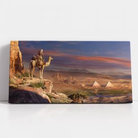 Tablou afis Assassin&#8217;s Creed - Material produs:: Tablou canvas pe panza CU RAMA, Dimensiunea:: 60x120 cm