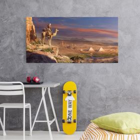Tablou afis Assassin&#8217;s Creed - Material produs:: Tablou canvas pe panza CU RAMA, Dimensiunea:: 60x120 cm