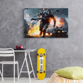 Tablou afis Battlefield - Material produs:: Tablou canvas pe panza CU RAMA, Dimensiunea:: 20x30 cm