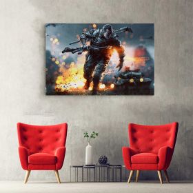 Tablou afis Battlefield - Material produs:: Tablou canvas pe panza CU RAMA, Dimensiunea:: 20x30 cm