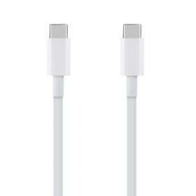 Cablu de date si incarcare OBAL:ME, Fast Charge USB-C/USB-C, 1m, Alb