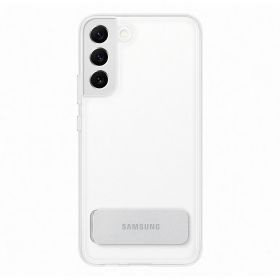 Husa telefon Samsung, Clear Standing Cover pentru Samsung Galaxy S22+, Transparent