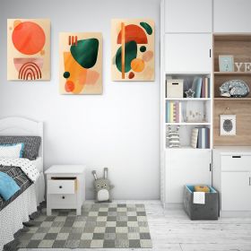 Set 3 tablouri Boho minimalism forme abstracte - Dimensiune multicanvas: 3 tablouri 50x70 cm