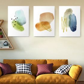 Set 3 tablouri Boho minimalism forme abstracte - Dimensiune multicanvas: 3 tablouri 30x45 cm