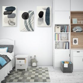 Set 3 tablouri Boho minimalism forme abstracte - Dimensiune multicanvas: 3 tablouri 60x90 cm