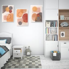 Set 3 tablouri Boho minimalism forme abstracte - Dimensiune multicanvas: 3 tablouri 40x60 cm
