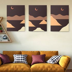 Set 3 tablouri Boho minimalism peisaj - Dimensiune multicanvas: 3 tablouri 80x120 cm