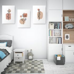 Set 3 tablouri Boho minimalism plante - Dimensiune multicanvas: 3 tablouri 60x90 cm