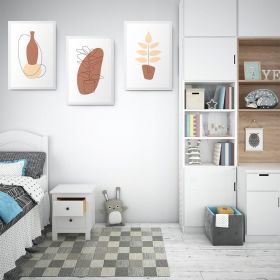 Set 3 tablouri Boho minimalism plante - Dimensiune multicanvas: 3 tablouri 80x120 cm
