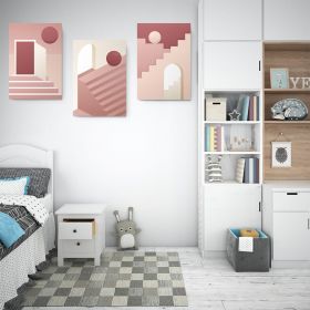 Set 3 tablouri arhitectura minimalista detaliu - Dimensiune multicanvas: 3 tablouri 80x120 cm