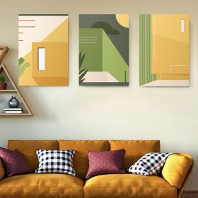 Set 3 tablouri arhitectura moderna minimalista - Dimensiune multicanvas: 3 tablouri 50x70 cm