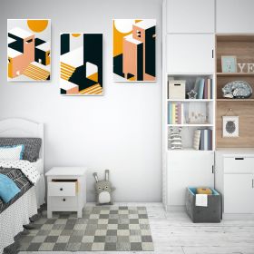 Set 3 tablouri cladiri moderne detaliu - Dimensiune multicanvas: 3 tablouri 50x70 cm