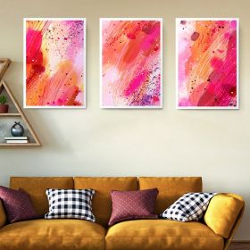 Set 3 tablouri picturi abstracte - Dimensiune multicanvas: 3 tablouri 50x70 cm