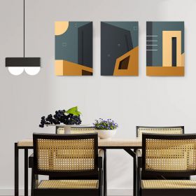 Set 3 tablouri minimalism arhitectura moderna detaliu - Dimensiune multicanvas: 3 tablouri 40x60 cm