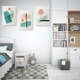 Set 3 tablouri Boho minimalism forme abstracte - Dimensiune multicanvas: 3 tablouri 80x120 cm