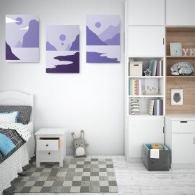 Set 3 tablouri Boho minimalism peisaj marin - Dimensiune multicanvas: 3 tablouri 50x70 cm