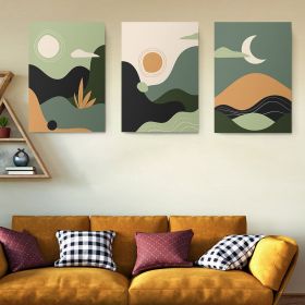 Set 3 tablouri Boho minimalism peisaje - Dimensiune multicanvas: 3 tablouri 80x120 cm