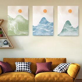 Set 3 tablouri Boho minimalism peisaje abstracte - Dimensiune multicanvas: 3 tablouri 50x70 cm