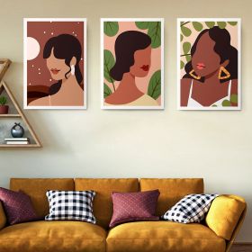 Set 3 tablouri femei multicanvas - Dimensiune multicanvas: 3 tablouri 50x70 cm
