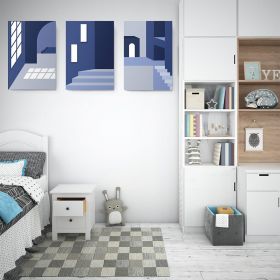 Set 3 tablouri minimalism arhitectura moderna - Dimensiune multicanvas: 3 tablouri 30x45 cm